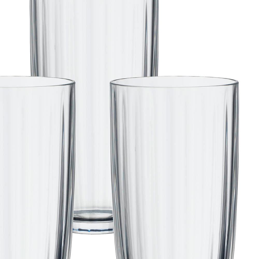 white drinking glasses