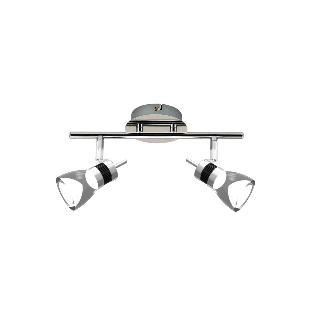 Hampton Bay 12 ft. 120 Volt Flexible Track Lighting Starter Kit in