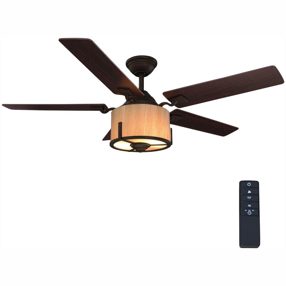 Home Decorators Collection Freyton 52 In Led Oil Rubbed Bronze