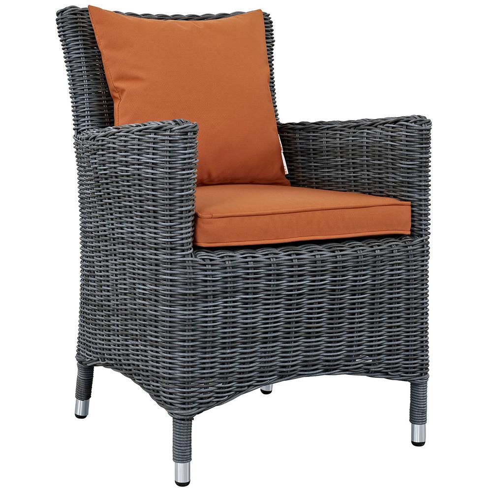 Modway Summon Patio Wicker Outdoor Dining Chair With Sunbrella Canvas Tuscan Cushions Eei 1935 Gry Tus The Home Depot - Tuscany Patio Furniture Reviews Modway Summon Patio Wicker Outdoor Dining Chair With Sunbrella Canvas Tuscan Cushions Eei 1935 Gry Tus The Home Depot - Tuscany Patio Furniture Reviews
