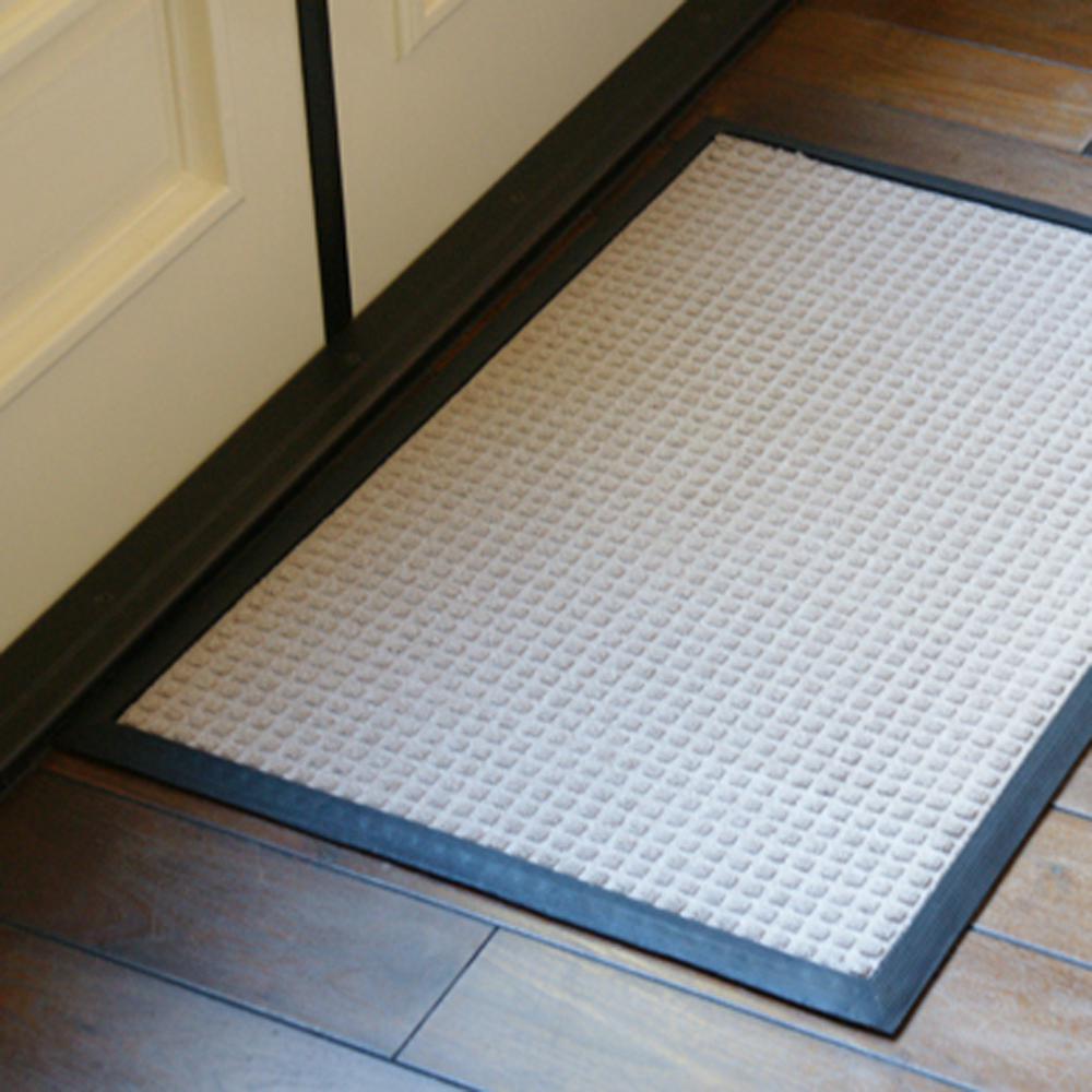 Rubber Cal Nottingham Gray 24 In X 36 Backed Carpet Gray 24 In X 36 Rubber Backed