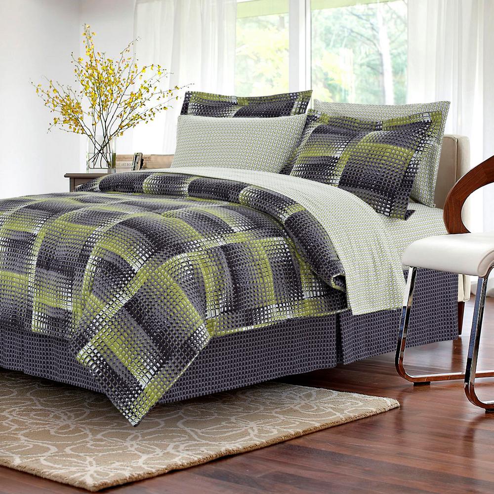Green Brown Grey Comforters Comforter Sets Bedding Comforters Comforter Sets