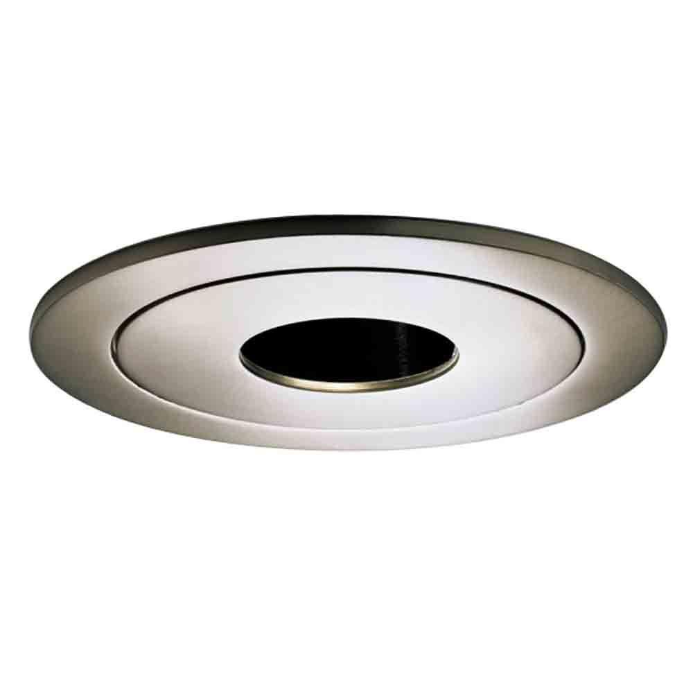 Halo 990 Series 4 In Satin Nickel Recessed Ceiling Light Pinhole Satin Nickel Recessed Ceiling Light Pinhole Trim