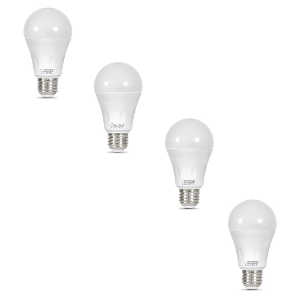 Indoor Outdoor Red Led Bulbs Light The Home Depot 40 Watt Equivalent A19 Dual Mode Laser And Soft White Led Light Bulb Red