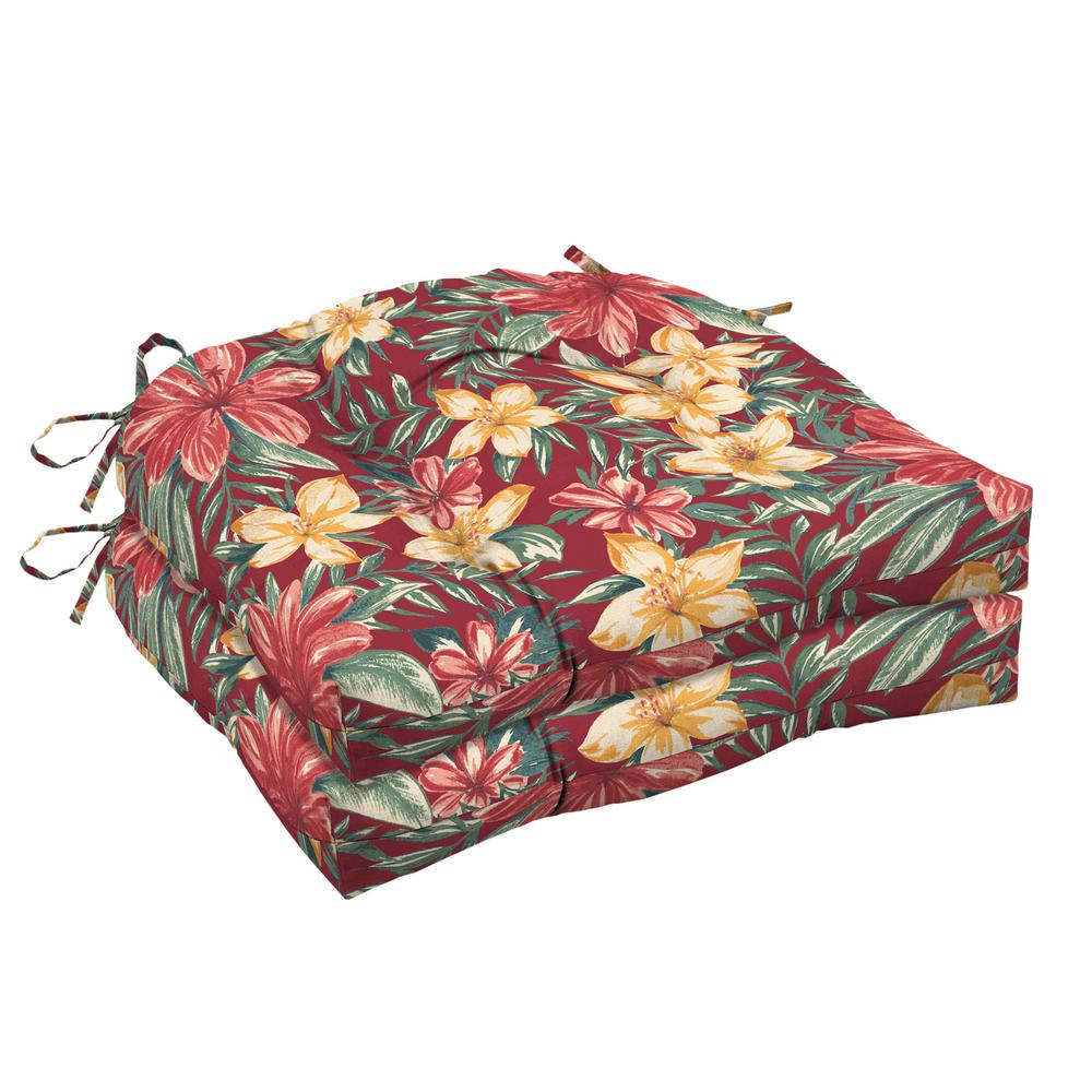 ARDEN SELECTIONS 20 in. x 18 in. Ruby Clarissa Tropical Rectangle ...