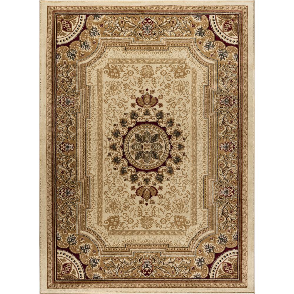 Tayse Rugs Sensation Ivory 9 Ft X 12 Traditional Area Rug 4672 Tayse Rugs Sensation Ivory 9 Ft X 12 Traditional Area Rug