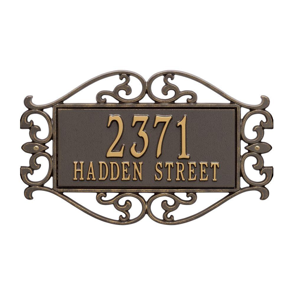 Gibraltar Mailboxes Reflective Address Number PlaqueMBPLAQ0B The