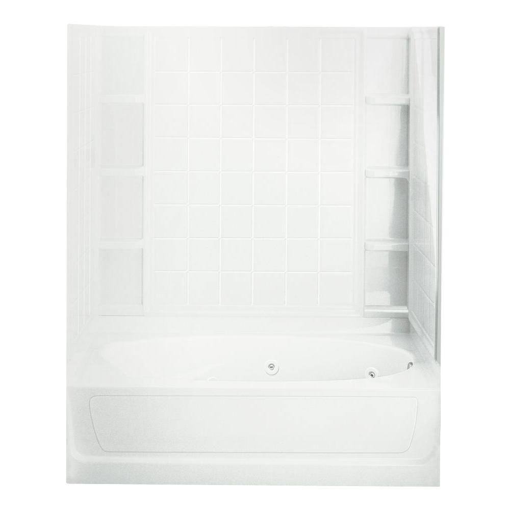 STERLING Ensemble 36 in. x 60 in. x 72 in. Bath and Shower Kit with