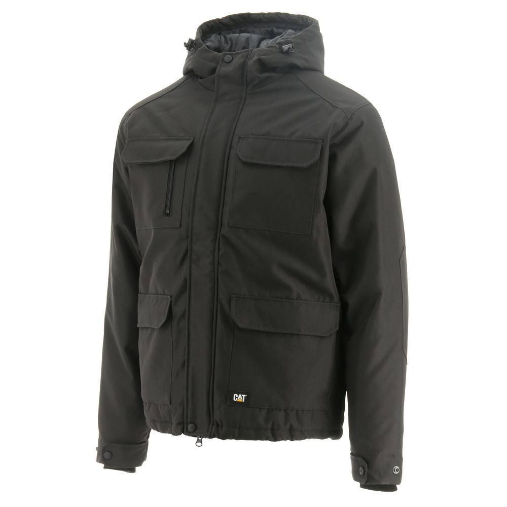 Caterpillar Bedrock Men's Size Medium Graphite Polyester Oxford Water Resistant Insulated Jacket, Grey was $89.99 now $44.99 (50.0% off)