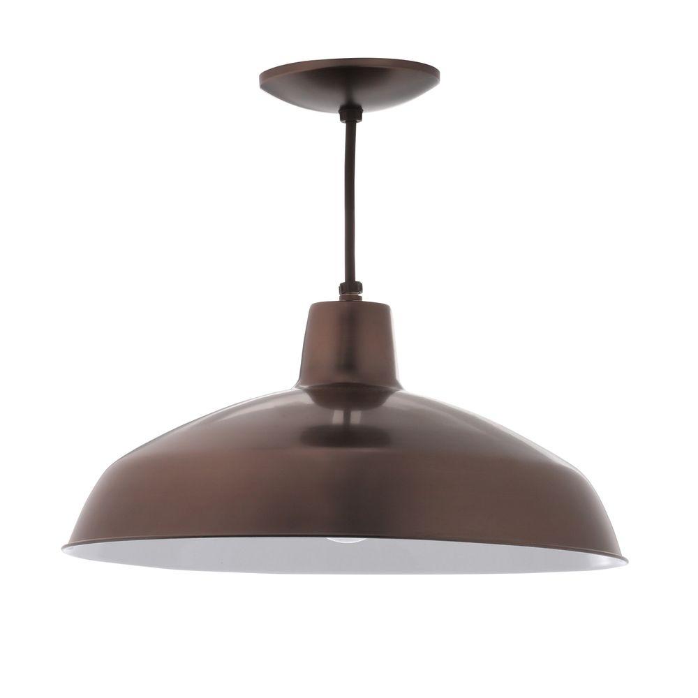 Progress Lighting 1 Light Venetian Bronze Pendant With Metal Shade   Venetian Bronze Progress Lighting Pendant Lights P5094 74 64 1000 