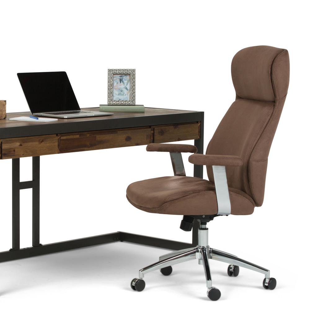 Simpli Home Melbourne Swivel Adjule Executive Computer Office Simpli Home Melbourne Swivel Adjule