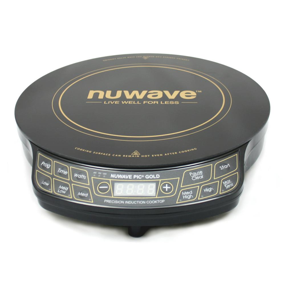 Nuwave 12 In Pic Gold Precision Induction Cooktop In Black With