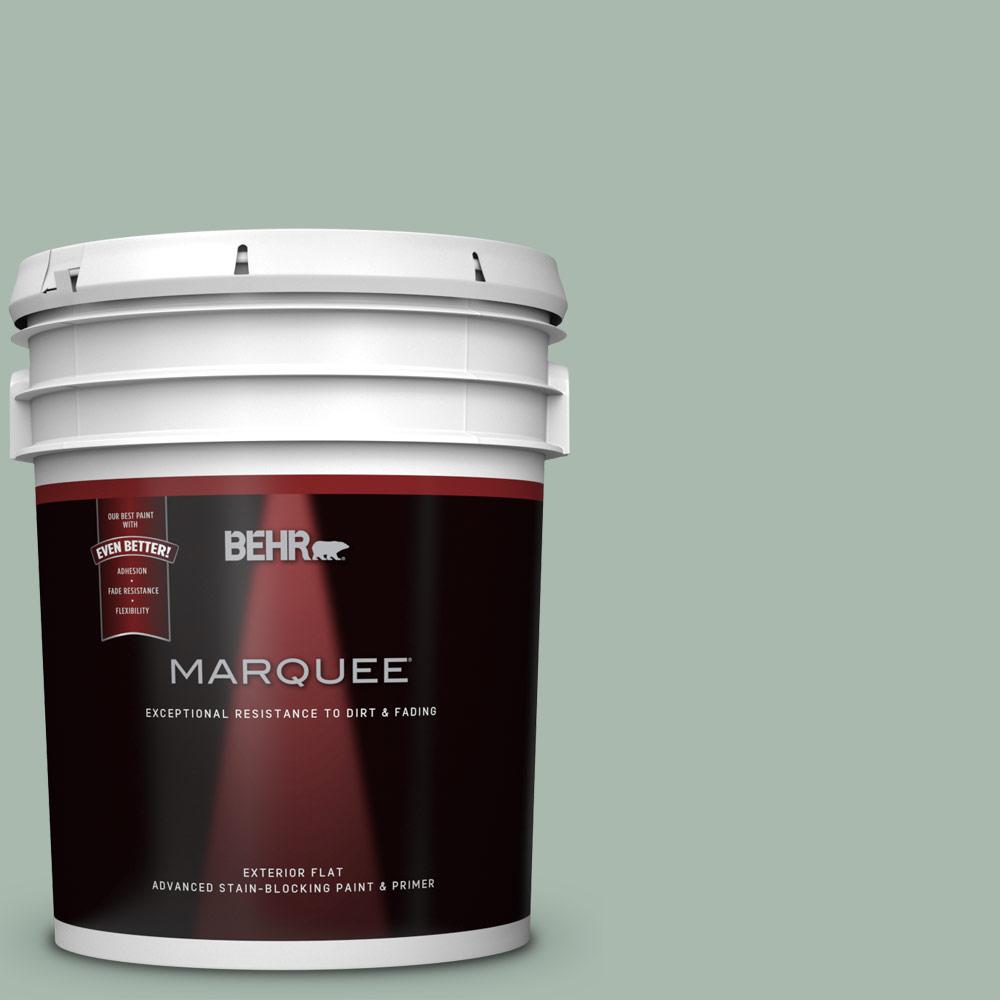 BEHR MARQUEE 5 gal. PPU1114 Zen Flat Exterior Paint and Primer in One