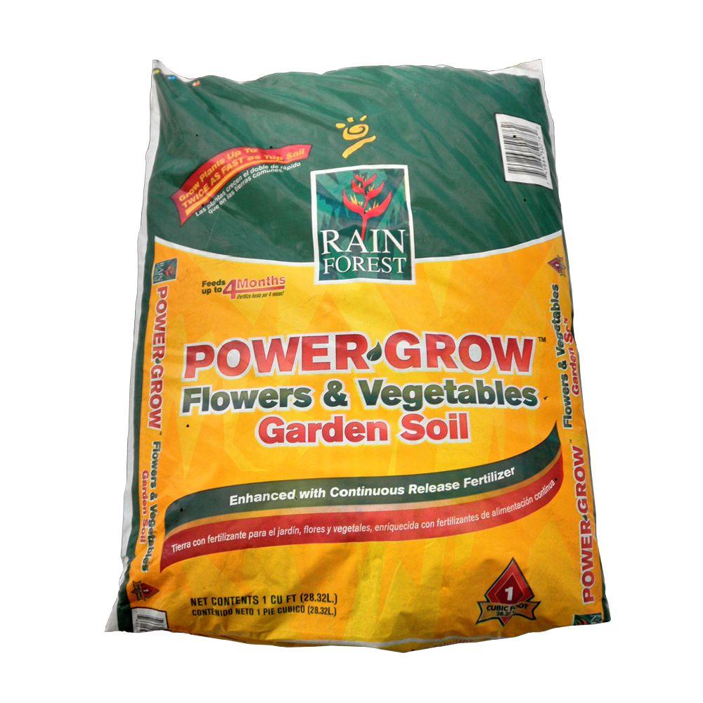 Rain Forest Power Grow 1 cu. ft. Premium Flowers and Vegetables Garden