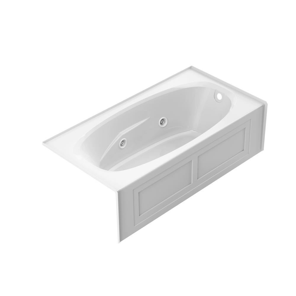 JACUZZI AMIGA 72 in. x 36 in. Acrylic Right-Hand Drain ...