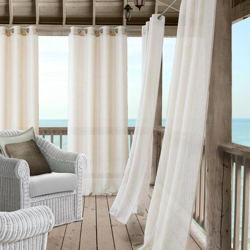 Bali Sheer Indoor Outdoor Window Curtain With Tieback Bali Sheer Indoor Outdoor Window Curtain With Tieback