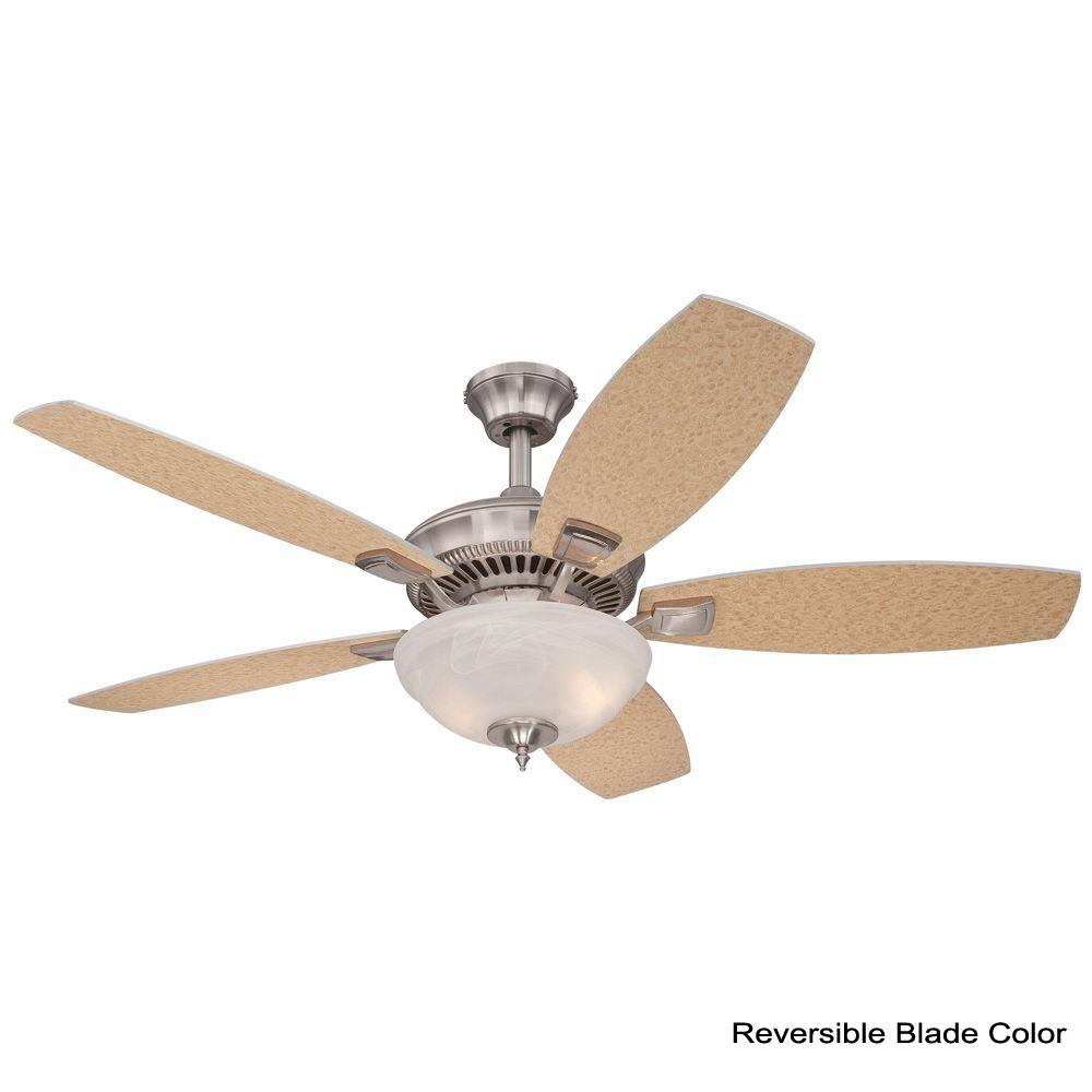 Westinghouse Tulsa 52 In Indoor Brushed Nickel Ceiling Fan