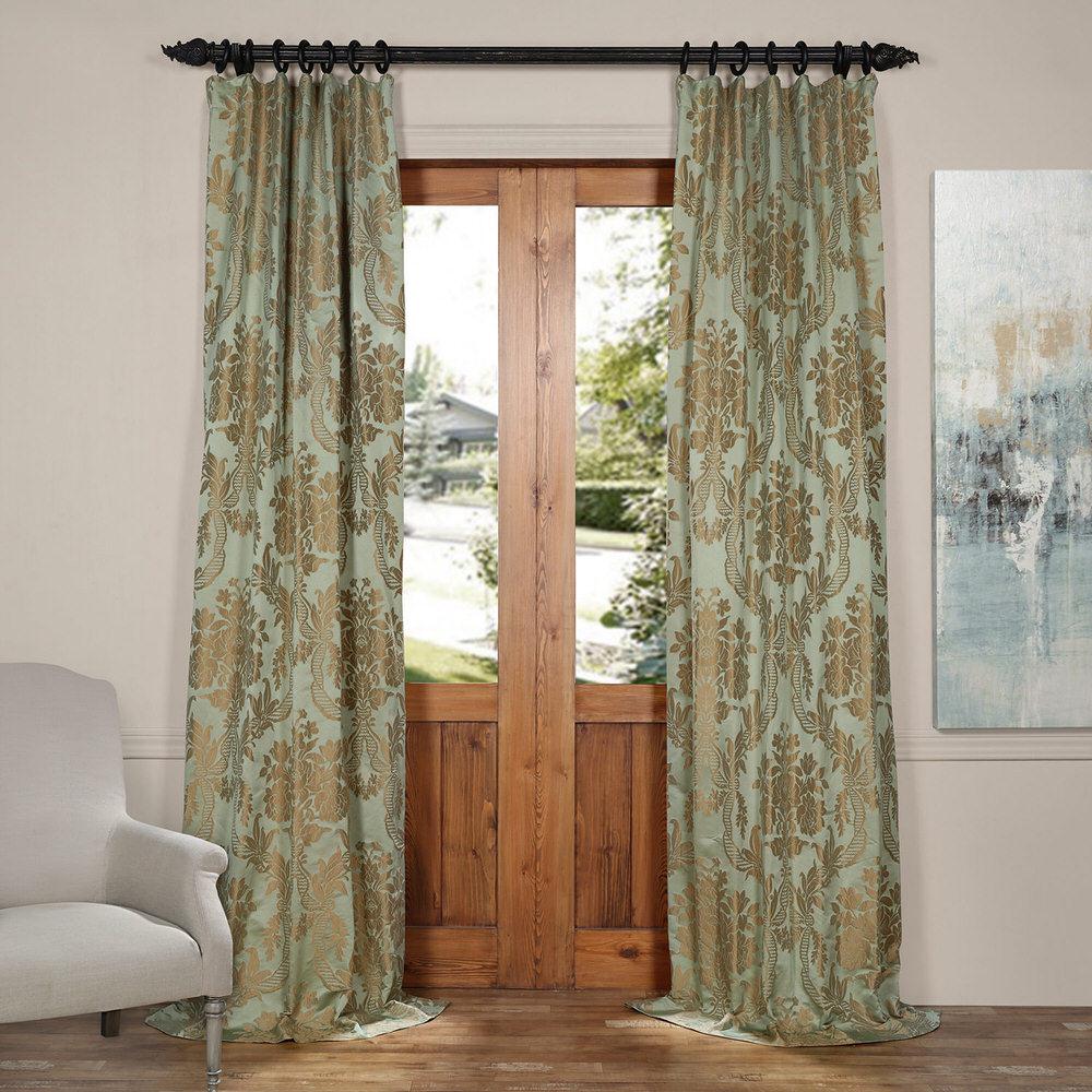 Green Curtains Drapes Window Treatments The Home Depot