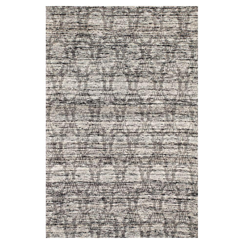 Kas Rugs Damask Flatweave Black 8 ft. x 10 ft. Area RugJAN30298X10