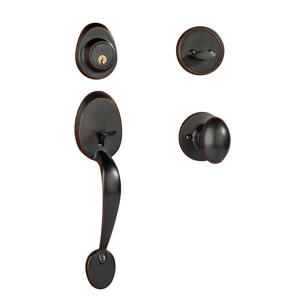 Keyed Entry -New in the Box Steel Pro Tulip Handleset Oil Rubbed Bronze