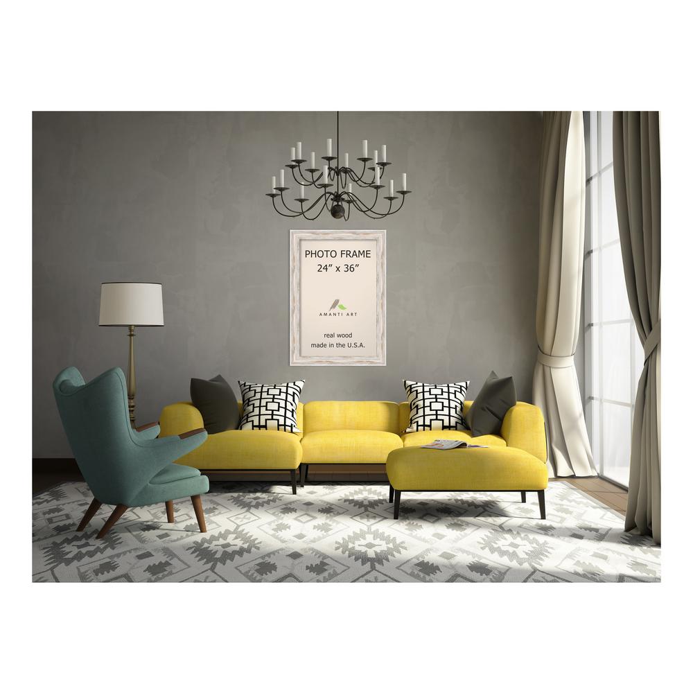 Pinnacle 24 In X 36 White Flat Poster Picture Frame 16fw2227 Alexandria 24 In X 36 Whitewash Picture Frame