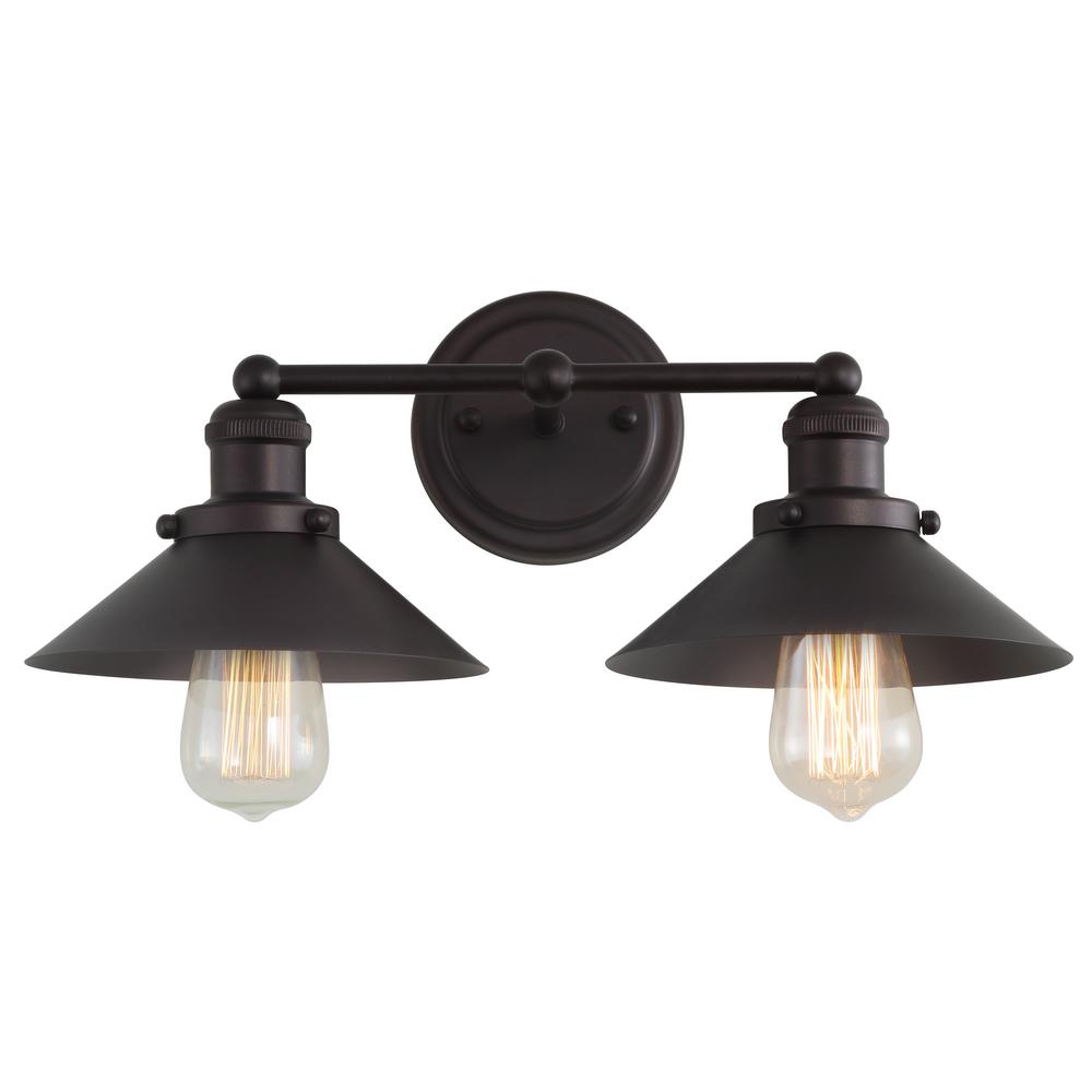 Jonathan Y July 17 5 In 2 Light Metal Oil Rubbed Bronze Vanity