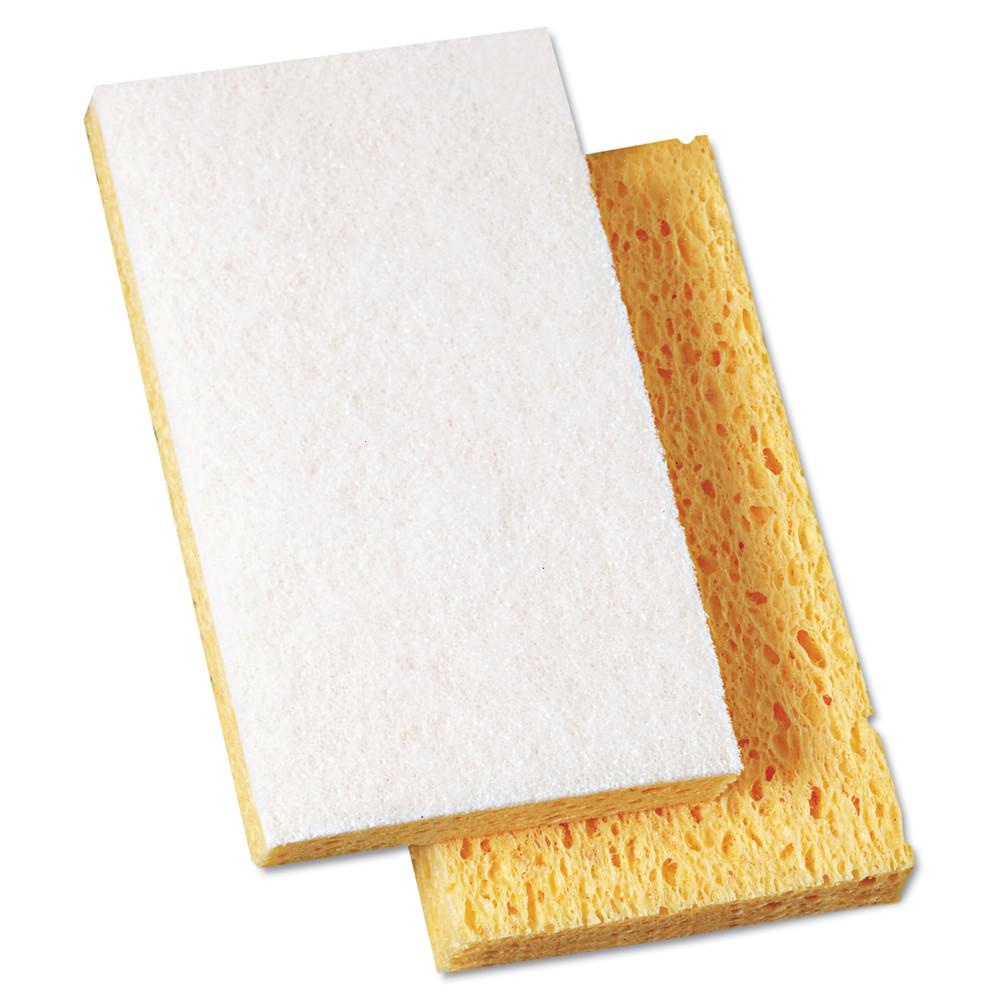 Boardwalk Scrubbing Sponge, 3 3/5 inch x 6 1/10 in., 7/10 inch Thick,... by Boardwalk
