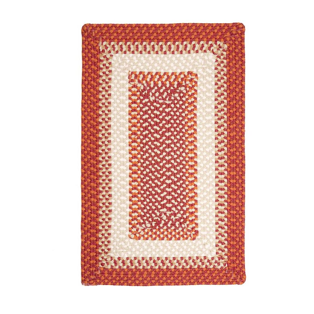Home Decorators Collection Blithe Red 4 Ft X 6 Rectangle Braided Area Rug