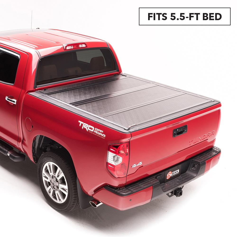 Bak Industries G2 Tonneau Cover For 07 19 Tundra 5 Ft 6 In Bed With Deck Rail System 226409t The Home Depot