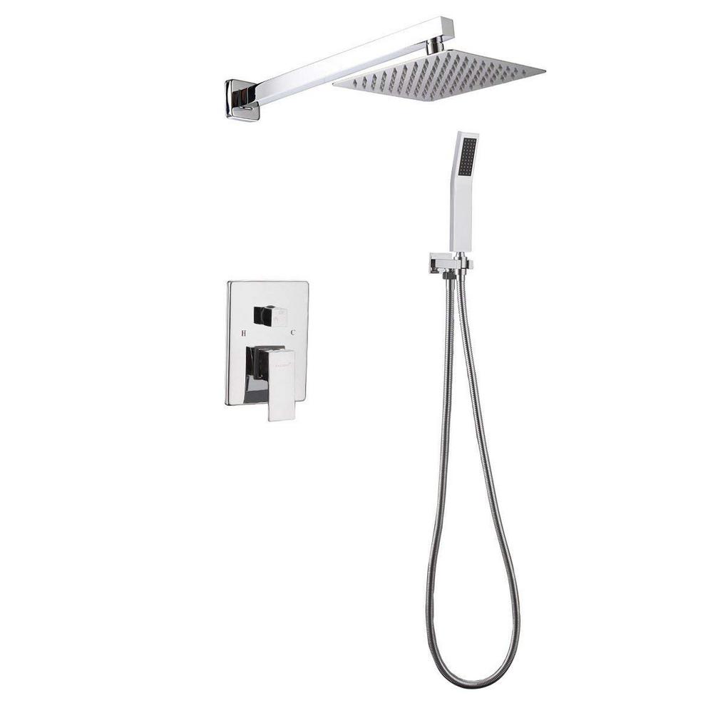 Boyel Living 1Spray Dual Showerhead and Handheld Showerhead Combo Kit in ChromeRB0710 The