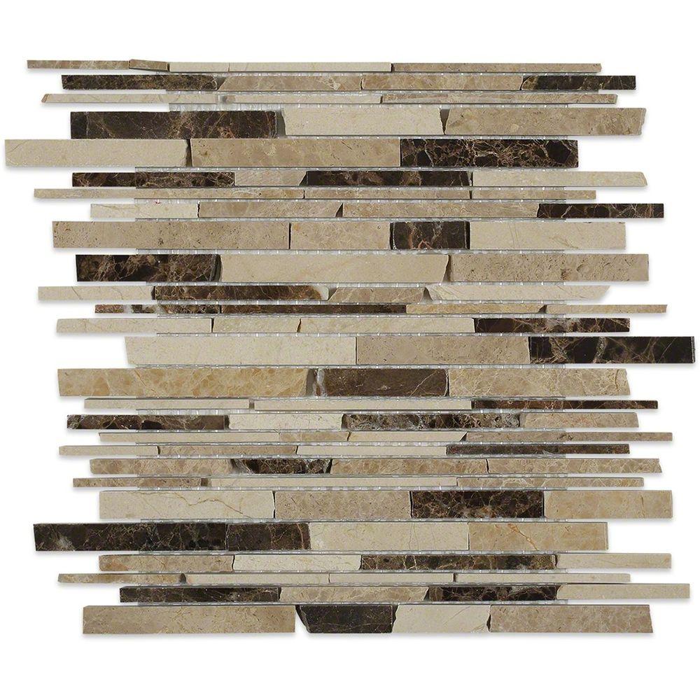 Ivy Hill Tile Kansas Emporia 12 in. x 12 in. x 10 mm Polished Marble ...