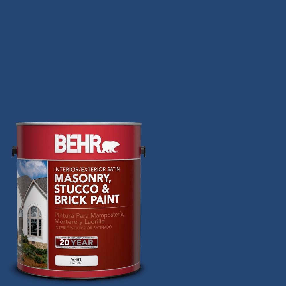 Behr 1 Gal S H 580 Navy Blue Satin Interior Exterior Masonry Behr 1 Gal S H 580 Navy Blue Satin Interior Exterior Masonry