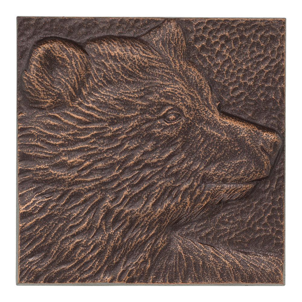 Bear 8 In X Antique Copper Indoor Outdoor Wall Decor