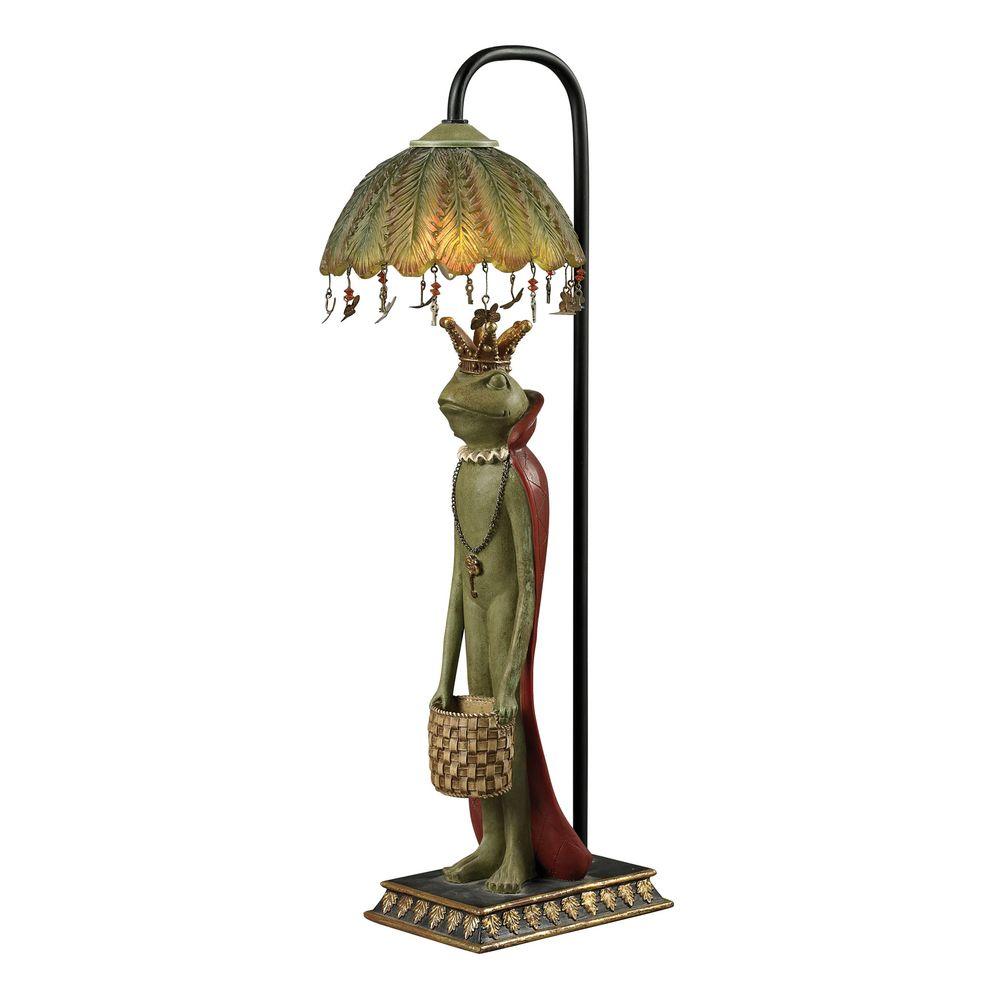 Titan Lighting King Frog With Basket 21 In Filey Green Accent Lamp Titan Lighting King Frog With Basket 21 In Filey Green Accent Lamp