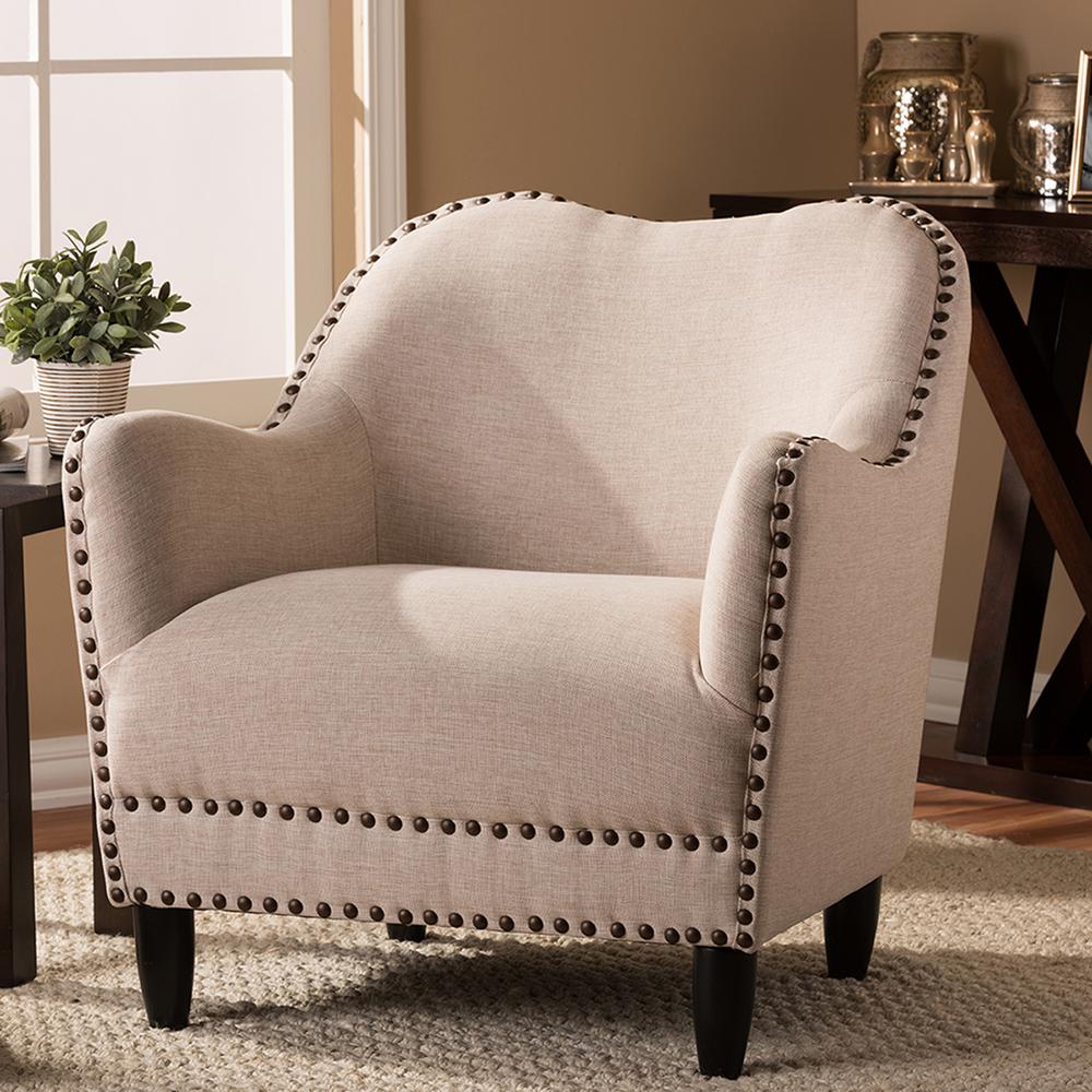 PRI Cobalt Fabric Accent Chair-DS-2279-900-2 - The Home Depot