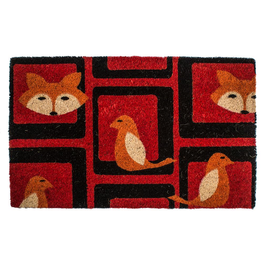 Entryways Foxy 17 in. x 28 in. NonSlip Coir Door MatP2058 The Home