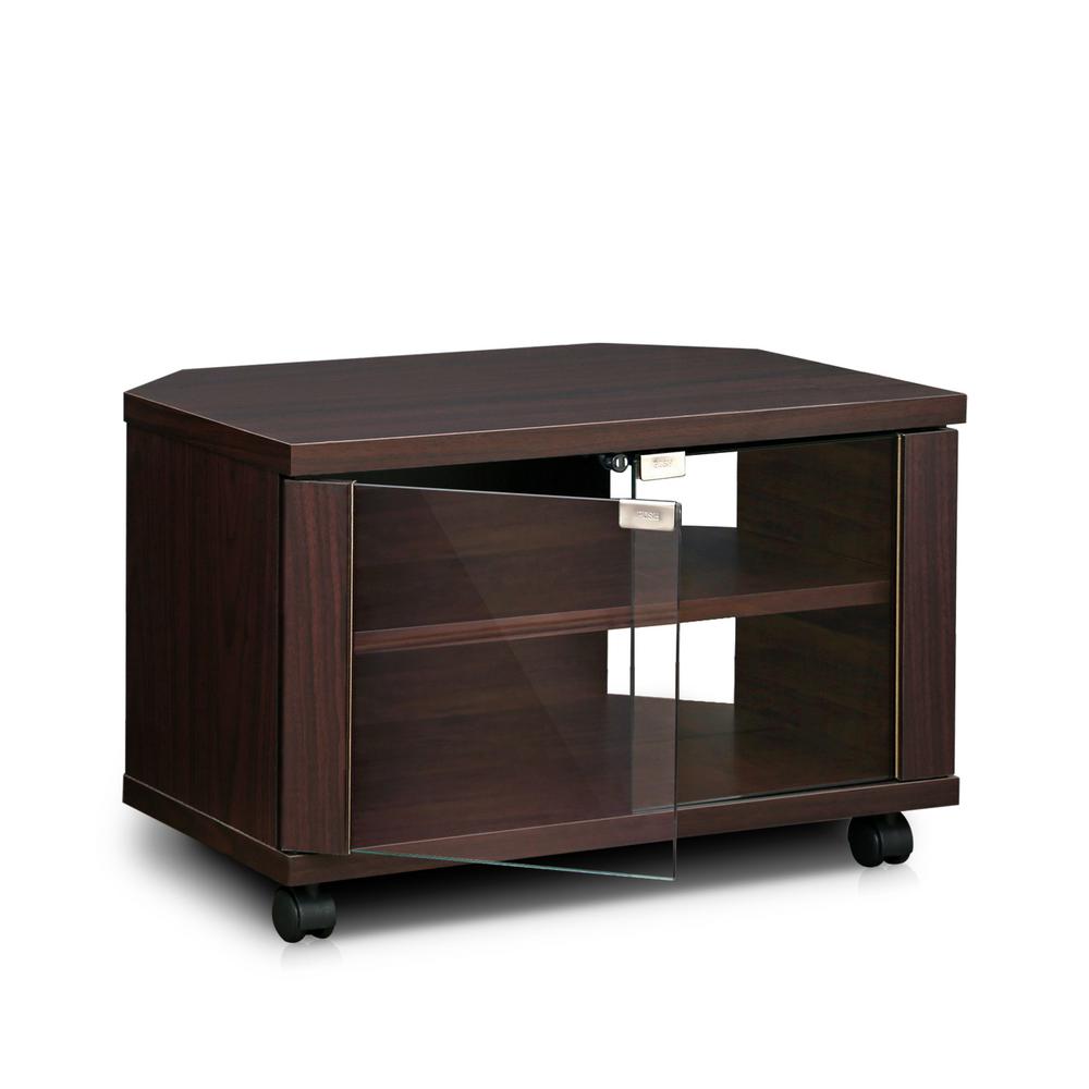 Furinno Indo Espresso Pee Tv Stand Fl 600ex The Home Depot Furinno Indo Espresso Pee Tv Stand