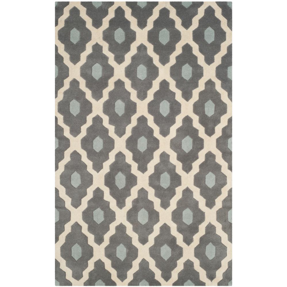 Chevron 10 X 14 Area Rugs The Home Depot Ham Dark Grey Ivory 4 Ft X 6 Area Rug