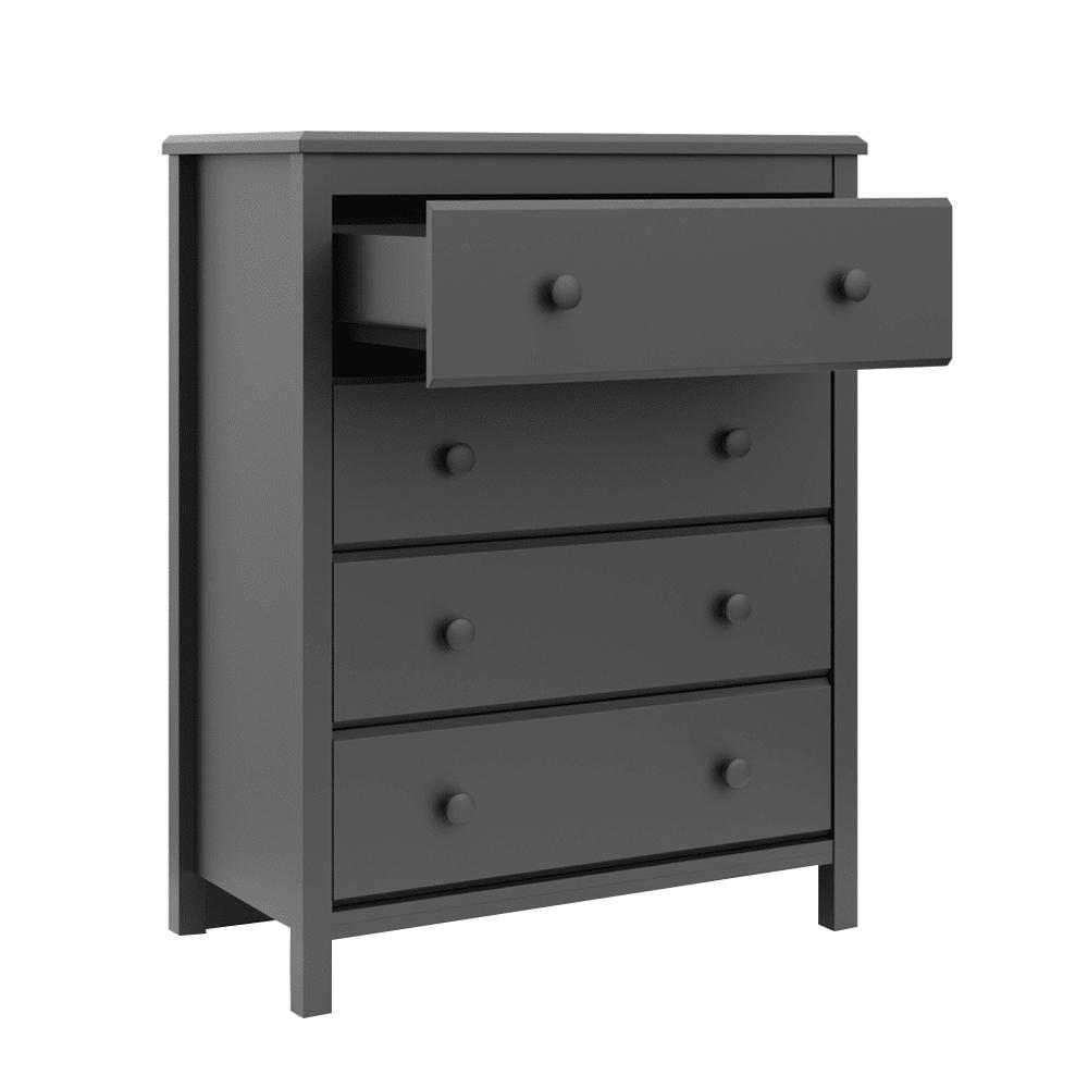 Stork Craft Storkcaft Alpine 4 Drawer Dresser Pebble Gray