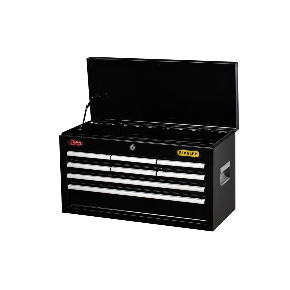 Stanley 24 in. 8Drawer Tool Chest in BlackC308BS The Home Depot