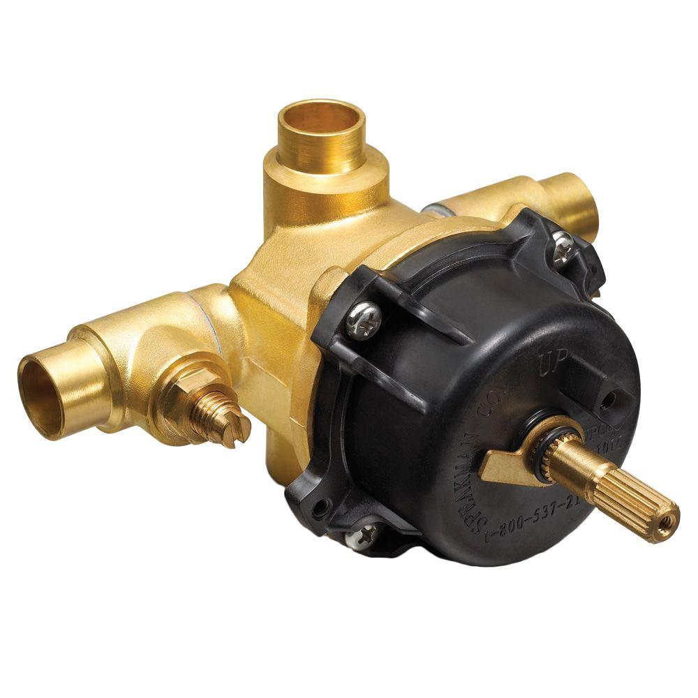 Speakman 1/2 in. x 1/2 in. Brass Sweat Pressure Balance Shower Valve