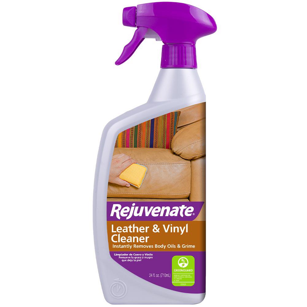 Rejuvenate 24 Oz Leather And Vinyl Cleaner Rj24cl The Home Depot