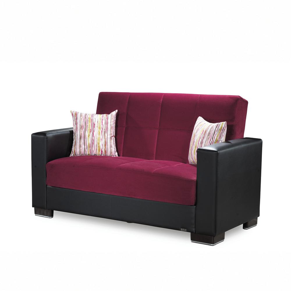 Red Sofas Living Room Furniture The Home Depot