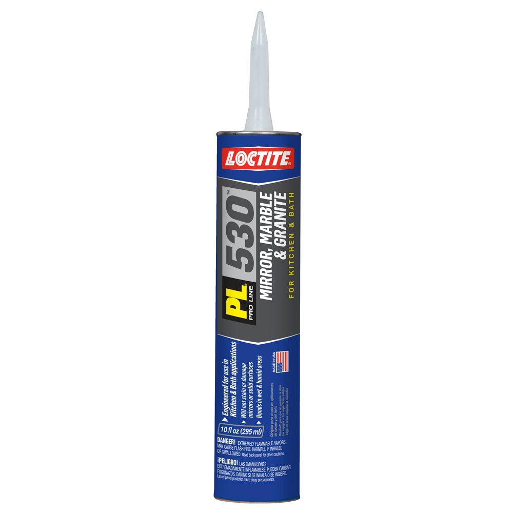 Loctite Pl 530 10 Fl Oz Mirror Marble And Granite Adhesive
