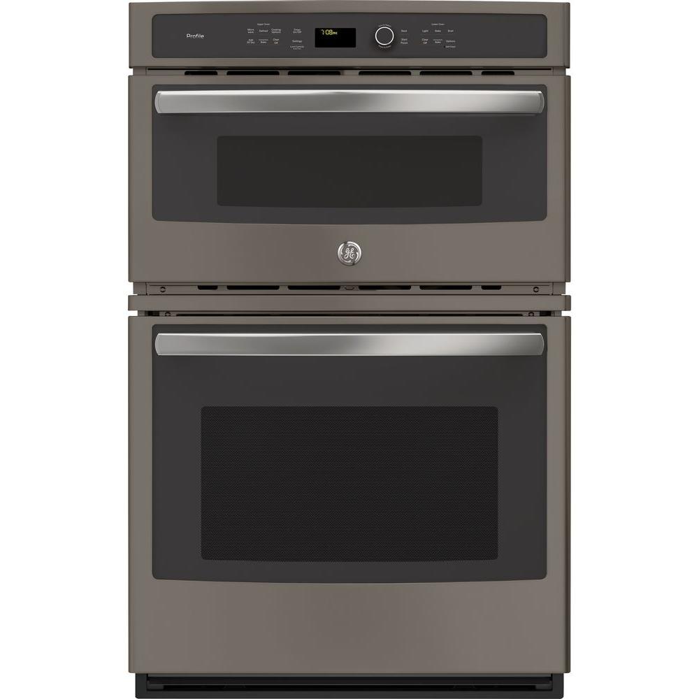 Microwave Electric Wall Oven Combinations Ovens The Home Built In Combination Convection Microwave Wall Oven Slate