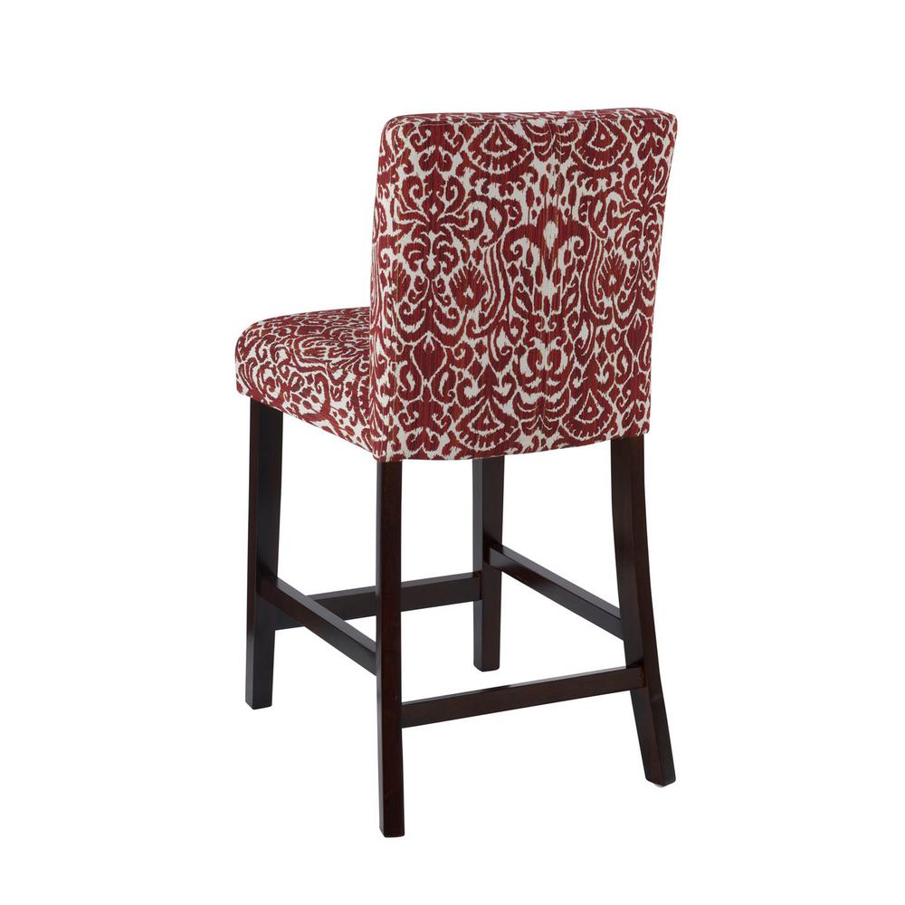 Linon Home Decor Morocco Lava 24 In Red Cushioned Bar Stool Linon Home Decor Morocco Lava 24 In Red Cushioned Bar Stool 0225lav01u The Depot