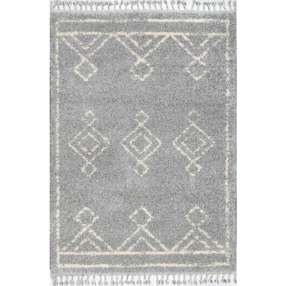 Nuloom Mackie Moroccan Diamond Gray 7 X 9 Area Rug