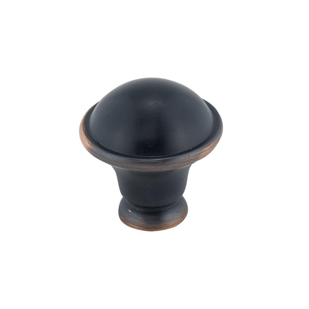 Richelieu Hardware 1-1/4 in. Brushed Oil Rubbed Bronze Cabinet Knob ...