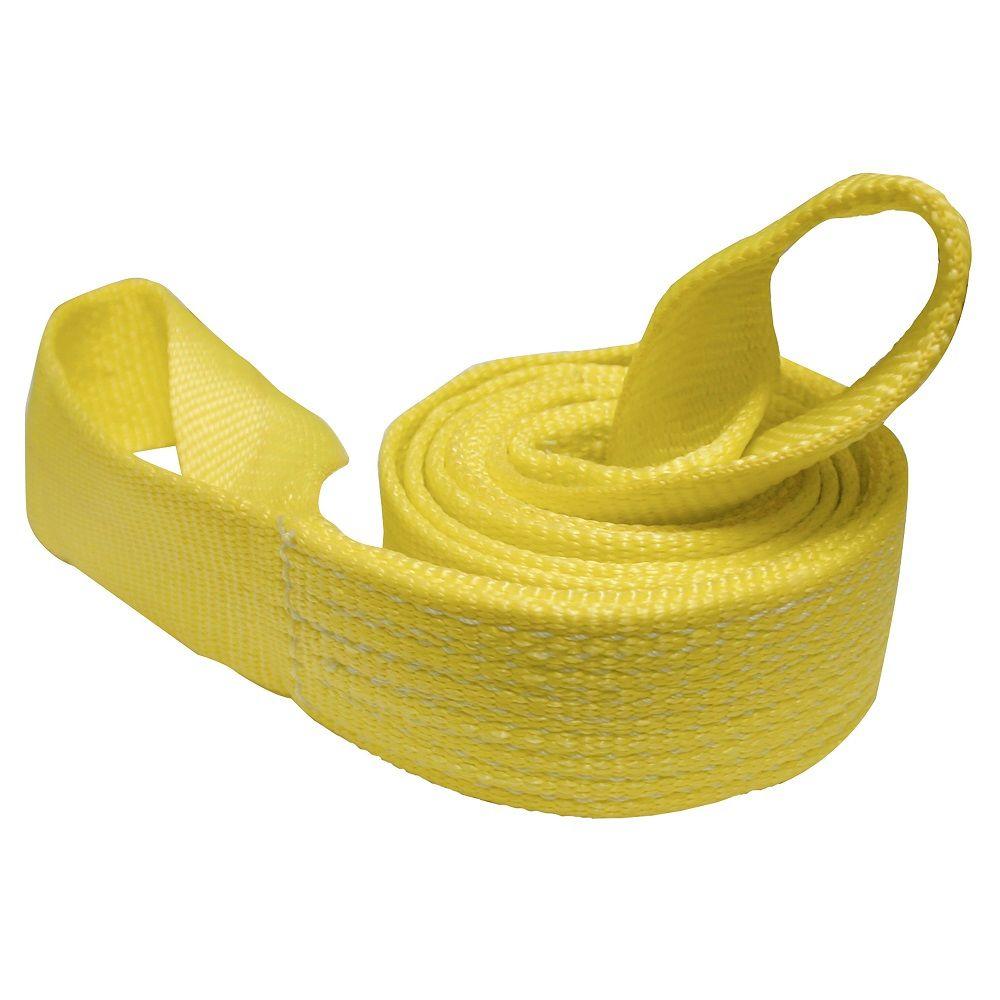 Tow Rope Strap 20/' x 3/" 20,000lb Capacity Heavy Duty Towing Nylon 20 Feet