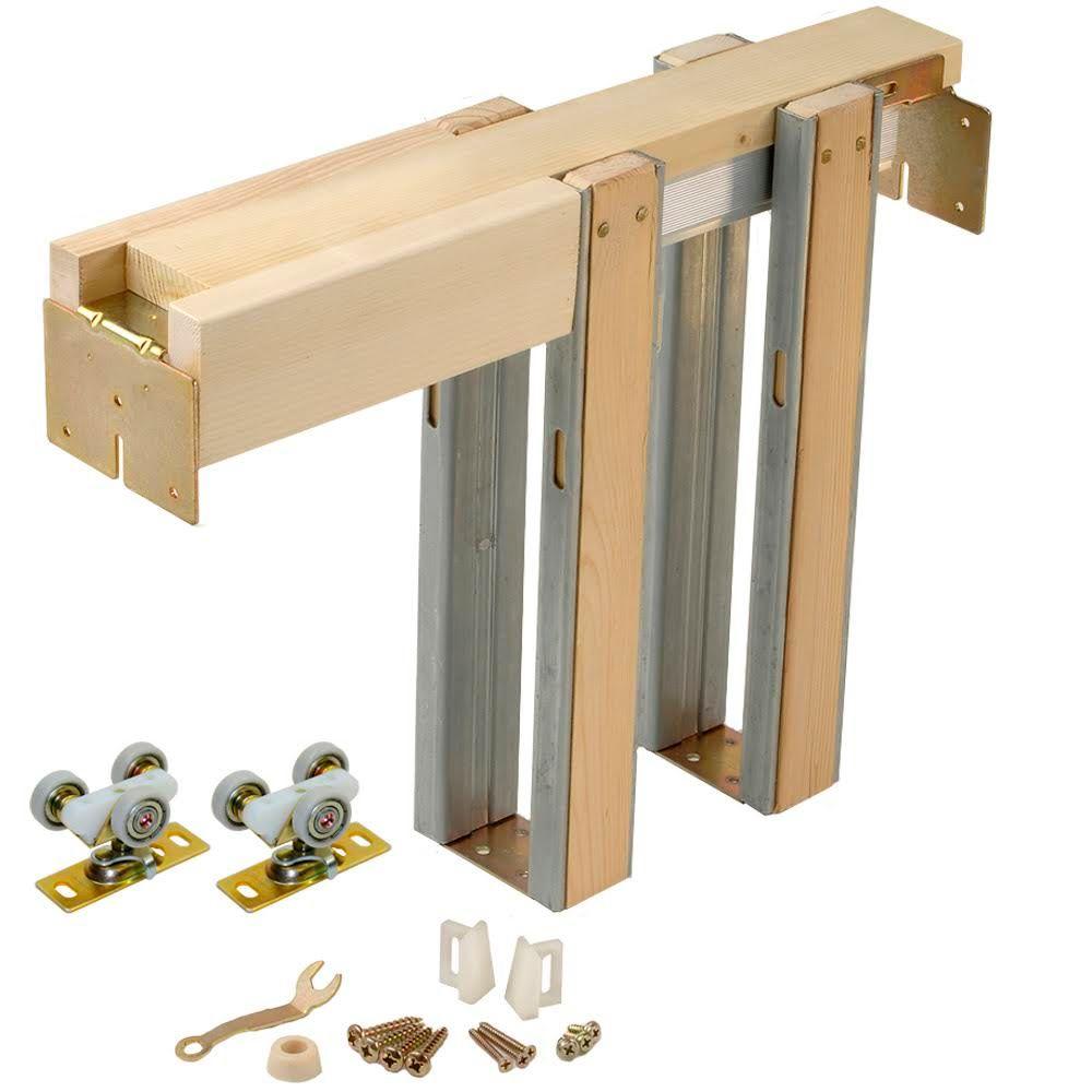 Johnson Hardware 1500 Series 36 In X 84 Pocket Door Frame For Pocket Door Frame For